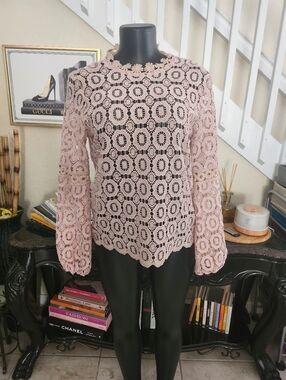 Sugar + Lips lace top size M